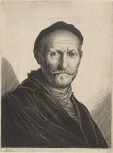 Portret starszego mężczyzny z beretem na głowie