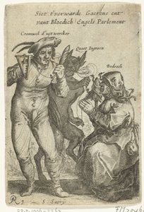Karykatura Cromwella, ok. 1652-1654 Siet t