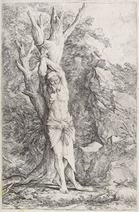 Albert (odprawiający dobrowolną pokutę) autorstwa Salvator Rosa