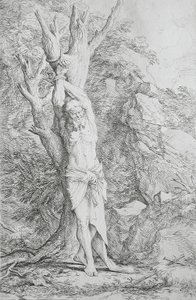 Albert, towarzysz świętego Wilhelma autorstwa Salvator Rosa