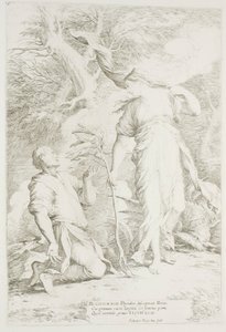Ceres i Phytalus autorstwa Salvator Rosa