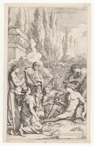 Geniusz van Salvator Rosa autorstwa Salvator Rosa