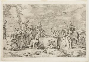 Śmierć Atiliusa Regulusa autorstwa Salvator Rosa