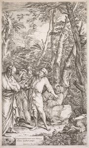 Diogenes i jego kielich, 1662. autorstwa Salvator Rosa