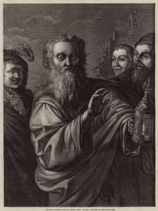 Diogenes szuka uczciwego człowieka autorstwa Salvator Rosa