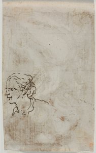 Studia postaci (verso) autorstwa Salvator Rosa