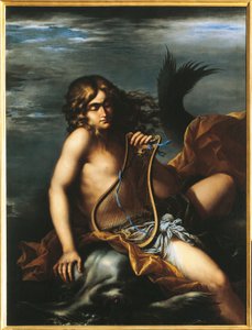 Włochy, Arion on Dolphin autorstwa Salvator Rosa