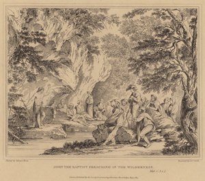 Ewangelia Jana Chrzciciela na pustyni, Mateusz autorstwa Salvator Rosa
