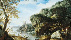 Marine, Szkoła Salvatora Rosa autorstwa Salvator Rosa