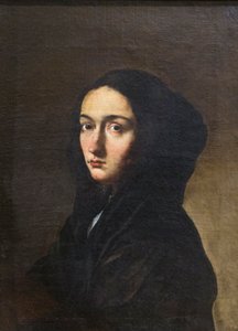 Portret żony artysty autorstwa Salvator Rosa