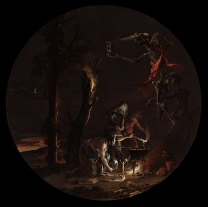 Sceny czarnoksięstwa: Wieczór, ok. godz. 1645-1649.