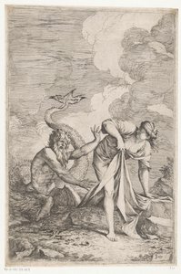 Scylla ucieka przed Glaucus autorstwa Salvator Rosa