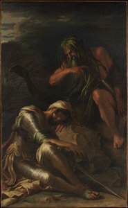 Sen Eneasza autorstwa Salvator Rosa
