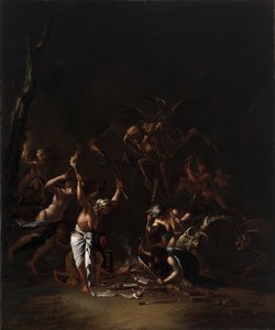 Sabat czarownic autorstwa Salvator Rosa