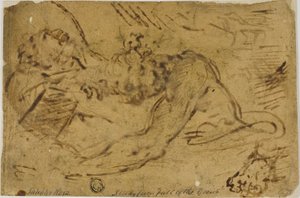Dwie figurki do walki wręcz autorstwa Salvator Rosa
