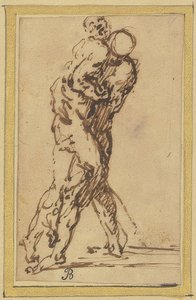 Dwóch zapaśników autorstwa Salvator Rosa