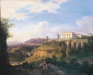 Włochy, Neapol, Widok domostwa Villa Ruffo w Capodimonte