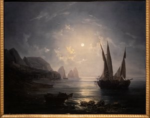 Nokturn na Capri, ok.1843 (olej na płótnie)