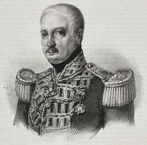 Portret marszałka Francesco Maria Tanchi (1773-1843), litografia Salvatore Puglia z Poliorama Pittoresco, n 46, 24 czerwca autorstwa Salvatore Puglia