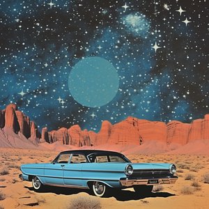 Retro pustynny kosmos autorstwa Samantha Hearn