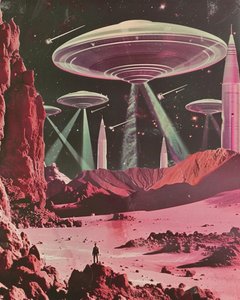 Retro Sci-Fi Invasion autorstwa Samantha Hearn