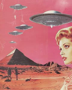 Retro: Inwazja UFO autorstwa Samantha Hearn
