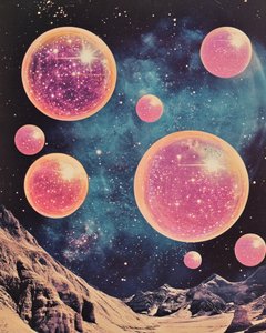 Surrealistyczny kosmiczny pejzaż autorstwa Samantha Hearn