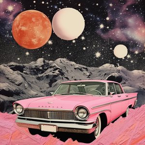 Vintage Pink Space Drive autorstwa Samantha Hearn