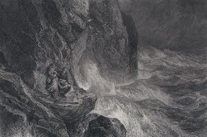 Burza (rycina) autorstwa Samuel (after) Bough