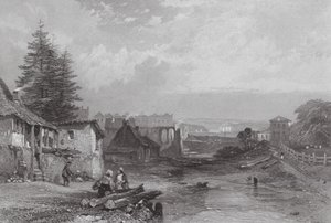 Australia: The Old Tank Stream, Sydney (grawerunek) autorstwa Samuel (after) Prout