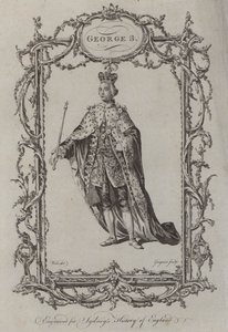 Jerzy 3 (grawerunek) autorstwa Samuel (after) Wale