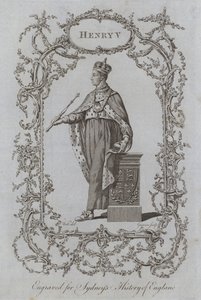Henryk V (grafika) autorstwa Samuel (after) Wale