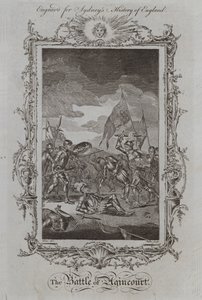 Bitwa pod Agincourt (rycina) autorstwa Samuel (after) Wale