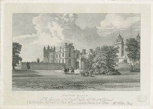 Drayton Bassett - „Drayton Manor” : litografia i [?XIX wiek] autorstwa Samuel A. Rayner