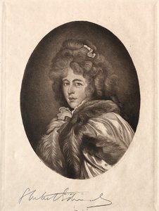 Panna Farren, hrabina Derby, XIX-XX w. autorstwa Samuel Arlent Edwards