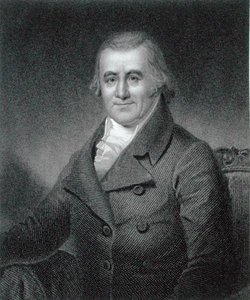 Caspar Wistar (1761-1818) grawerowany przez Williama G. Jackmana (fl.c.1841-60) (grafika) autorstwa Samuel Bell (after) Waugh
