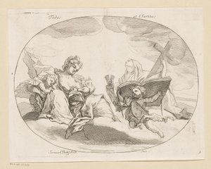 Fides (Wiara) i Charitas (Miłość) Fides et Charitas (tytuł na obiekcie) Różne projekty (tytuł serii) Opera Varia Historica, Poetica & Iconologica (tytuł serii)