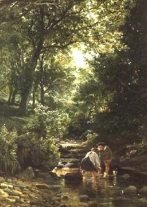 Dzieci w strumieniu autorstwa Samuel Bough