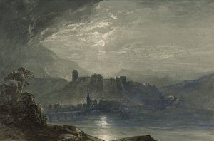 Krajobraz z zamkiem autorstwa Samuel Bough