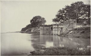 Satti Chaura Ghat w Kanpur Sutte Chowra Ghât, scena masakry (tytuł oryginalny) Suttee Chowra Ghât, Cawnpore. Scena masakry (tytuł na obiekcie)