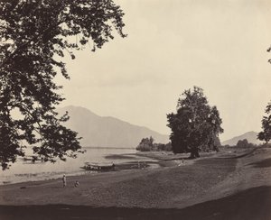 Scena Kaszmirska, ok. 1865. autorstwa Samuel Bourne