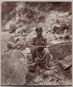 Lepcha Woman (number 1908) autorstwa Samuel Bourne