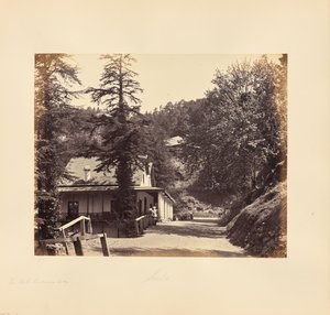 Simla; The Mall, Combermere Ridge autorstwa Samuel Bourne