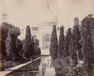 Simla i Tadż Mahal autorstwa Samuel Bourne