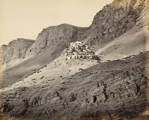 Klasztor w Ki, Spiti autorstwa Samuel Bourne