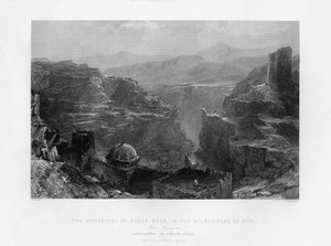 Klasztor Santa Saba Mar Saba, Izrael, 1841.
