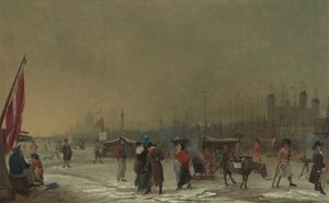 Mróz na Tamizie autorstwa Samuel Collings