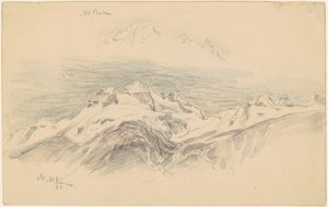 Góra Baker i Góra McKensie [odbyt] autorstwa Samuel Colman