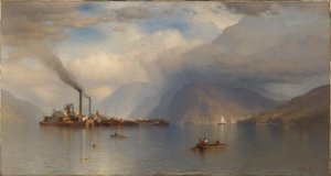 Storm King on the Hudson autorstwa Samuel Colman