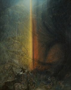 Zniszczenie Hostii Faraona, ok. 1830 (olej na płótnie)
